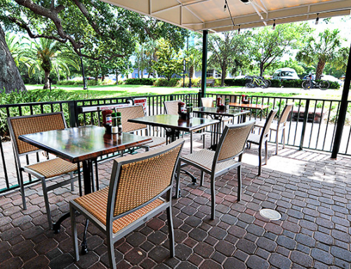 Out-door seating at Cafe Alfresco
