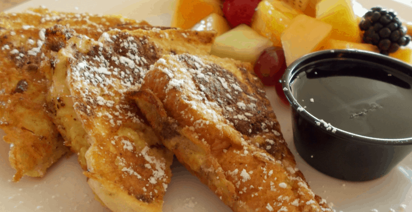French Toast Brunch at Cafe Alfresco in Downtown Dunedin, Florida