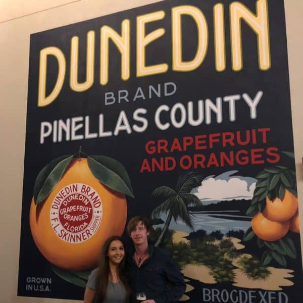 Dunedin Citrus Poster Replica Mural by Rosies Tavern from instagram by leahgauntx